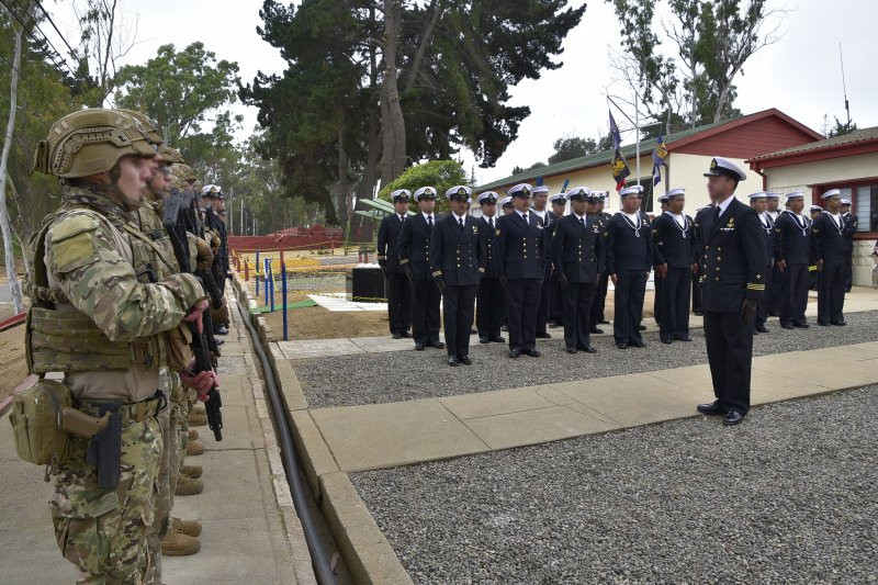 Inauguraciu00f3n del monumento a los mu00e1rtires de la especialidad de Buzo Tu00e1ctico Firma Armada de Chile